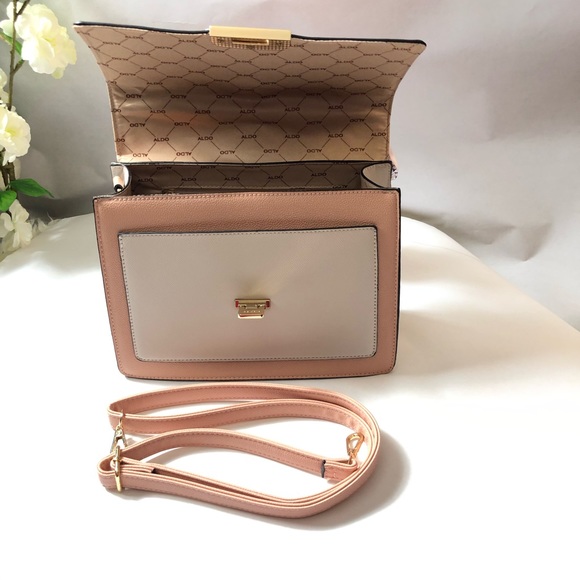 ALDO AnnieBrook Flap Satchel Crossbody Purse - Picture 6 of 8